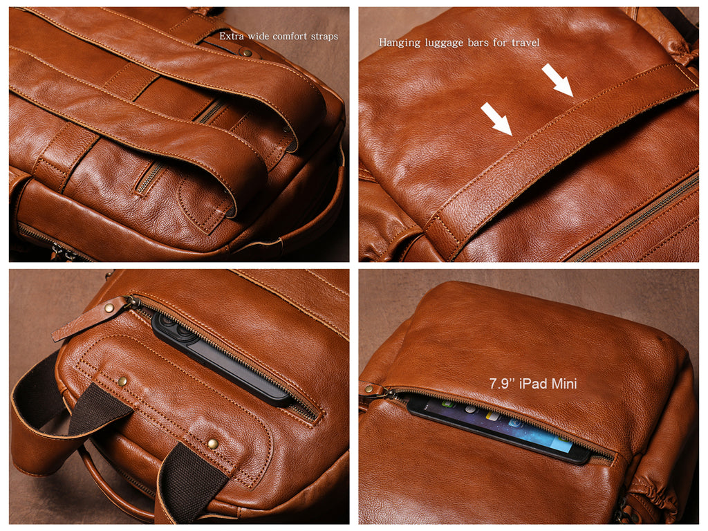 Handmade Leather Backpack for Laptop,Monogram Leather Rucksack,Leather Backpack Purse,Personalized Backpack