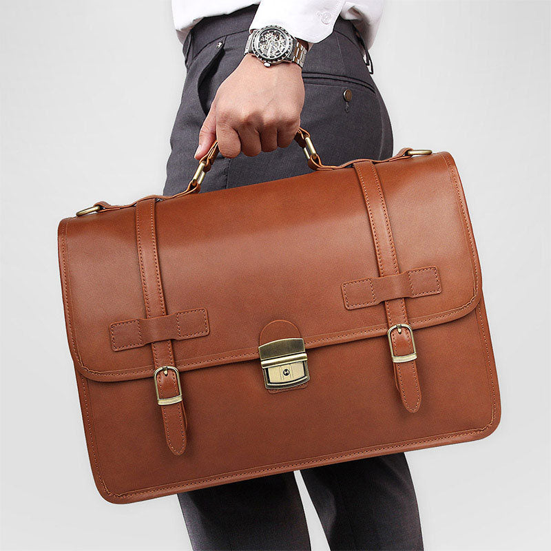 Leather Briefcase,Men Leather Briefcase, Laptop Bag, Leather bag, Gift for Him, Shoulder Bag, Men Briefcase