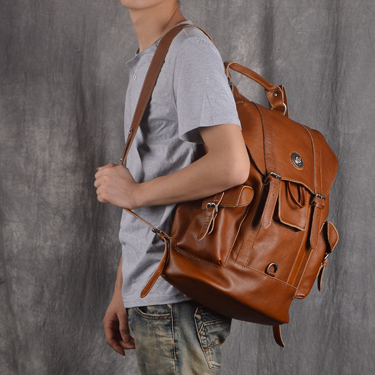Designer Backpack for Men Backpack Travel Custom Leather Backpack