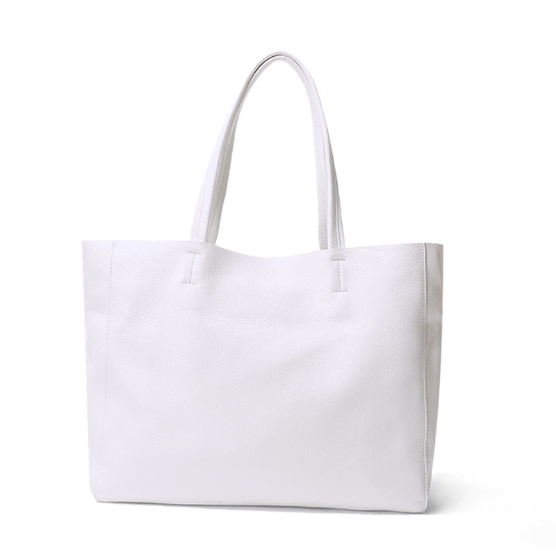 Plain discount white handbag