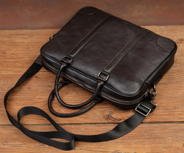 Leather Laptop Bag – KALAKRITI