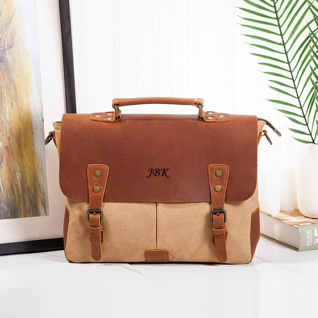 Handmade Full Grain Rustic Leather Messenger Bag Leather Laptop Bag Me –  LISABAG