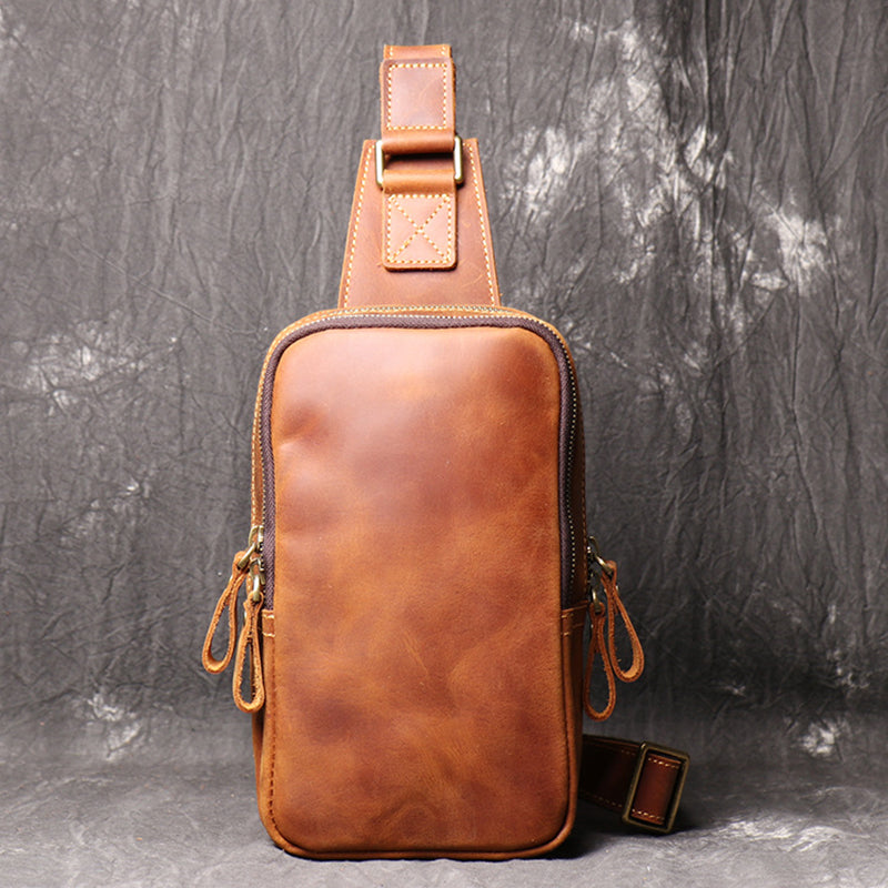 ASOS DESIGN real leather crossbody camera bag in black | ASOS