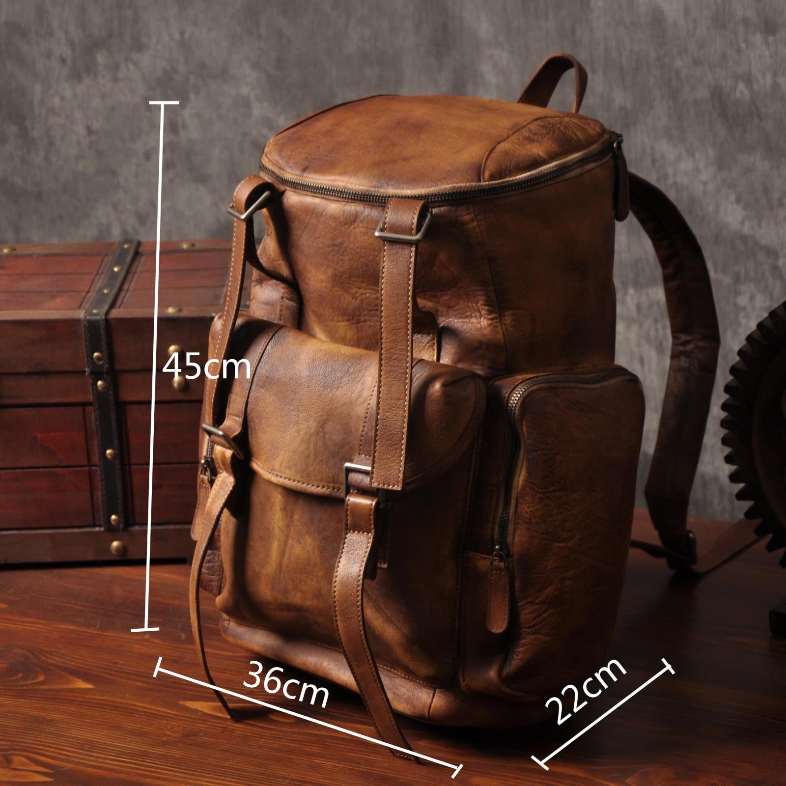 Upcycled LV Genuine Leather Tassel Side Backpack – Anagails