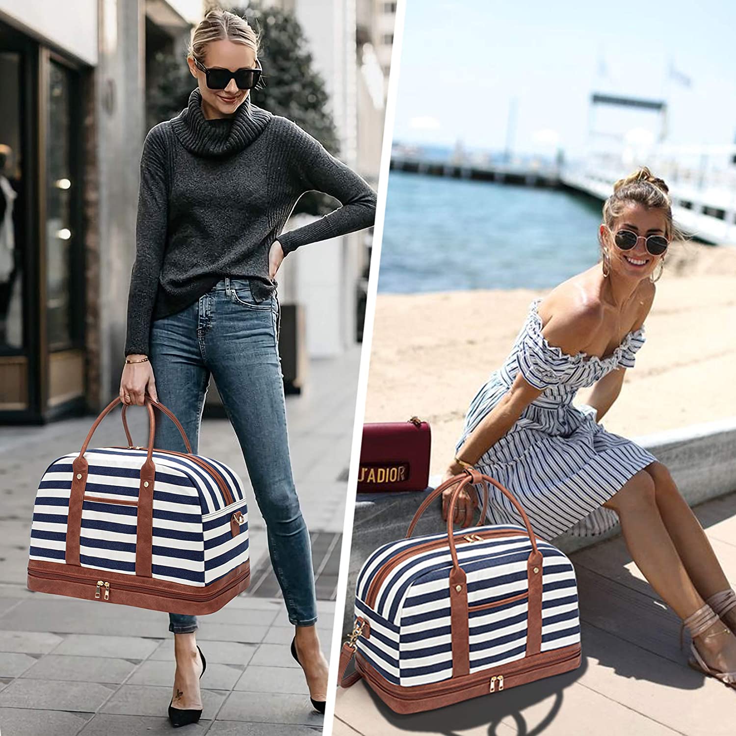 20 Best Weekender Bags for Women 2024 - Duffles and Travel Bags